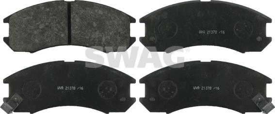 Swag 83 91 6282 - Тормозные колодки, дисковые, комплект parts5.com