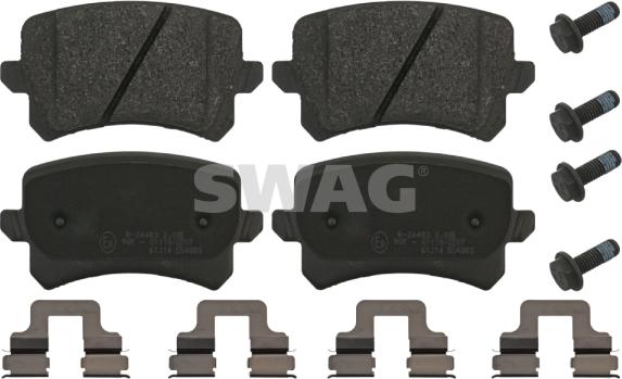 Swag 30 91 6991 - Тормозные колодки, дисковые, комплект parts5.com