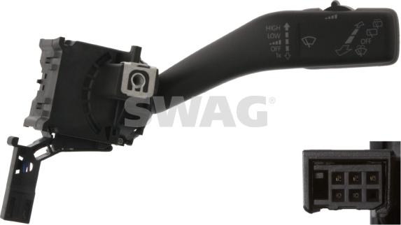 Swag 30 93 6761 - Выключатель на рулевой колонке parts5.com