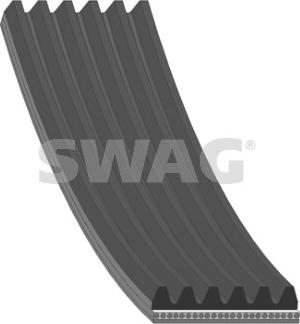 Swag 33 10 4790 - Correa trapecial poli V parts5.com