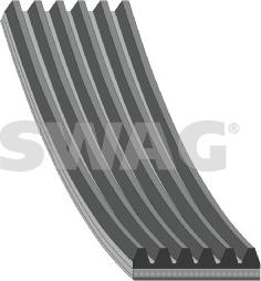 Swag 33 10 5718 - Correa trapecial poli V parts5.com