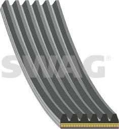 Swag 33 10 8870 - V-Ribbed Belt parts5.com