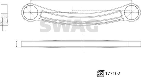 Swag 33 10 3900 - Рычаг подвески колеса parts5.com