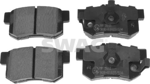 Swag 33 10 7113 - Тормозные колодки, дисковые, комплект parts5.com