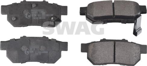 Swag 33 10 7285 - Тормозные колодки, дисковые, комплект parts5.com