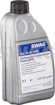 Swag 20 93 2600 - Масло автоматической коробки передач parts5.com