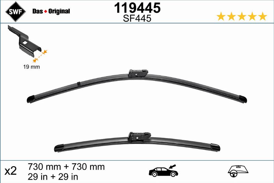 SWF 119445 - Wiper Blade parts5.com