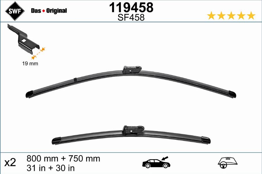 SWF 119458 - Wiper Blade parts5.com