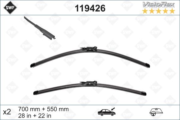 SWF 119426 - Limpiaparabrisas parts5.com