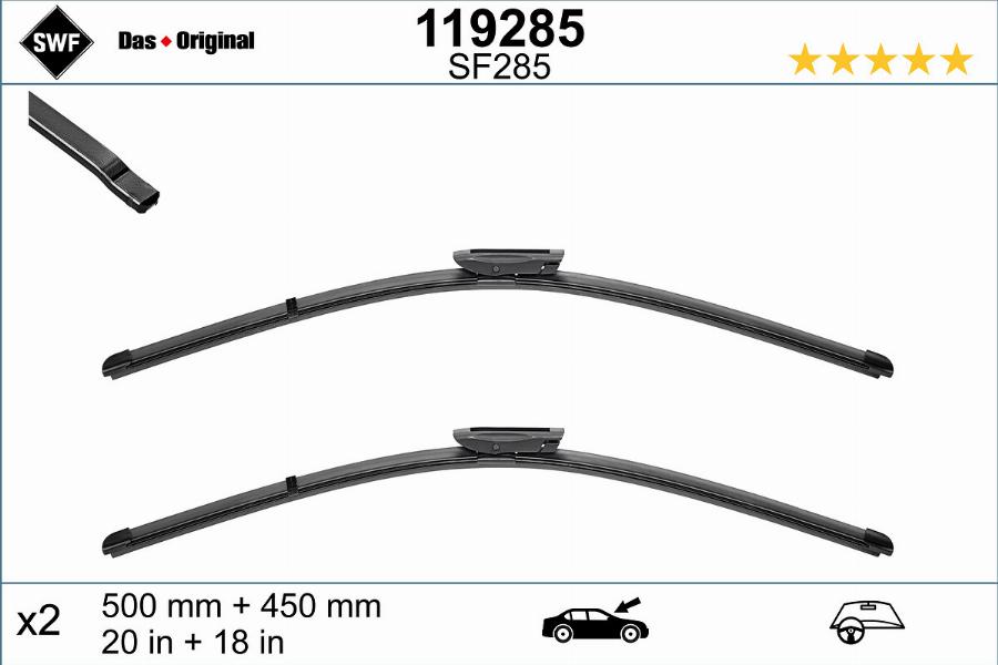 SWF 119285 - Wiper Blade parts5.com