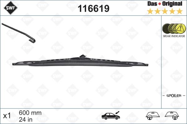 SWF 116619 - Wiper Blade parts5.com