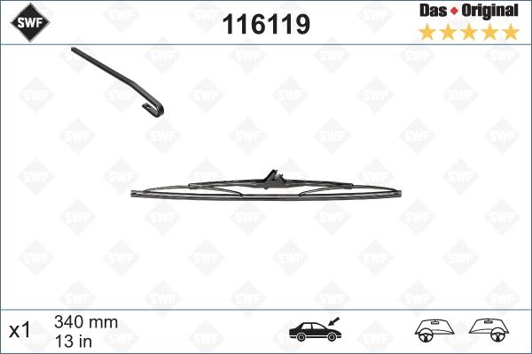 SWF 116119 - Wiper Blade parts5.com