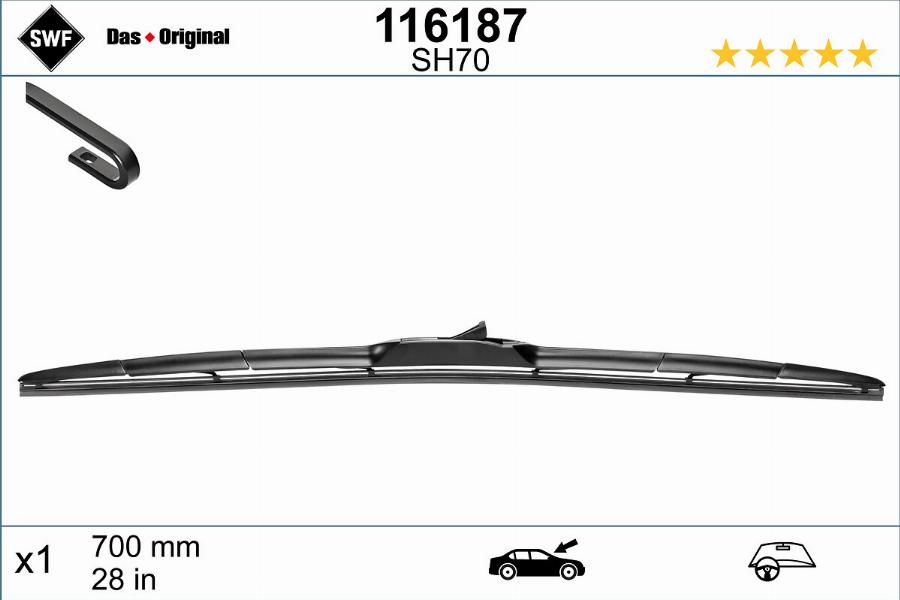 SWF 116187 - Wiper Blade parts5.com