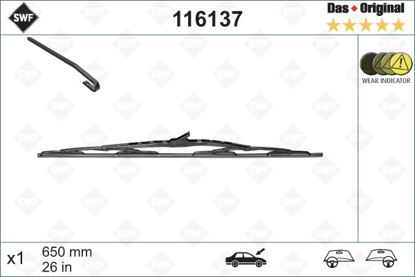 SWF 116137 - Wiper Blade parts5.com