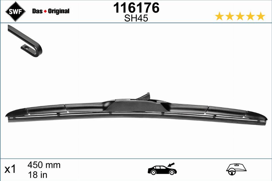 SWF 116176 - Wiper Blade parts5.com