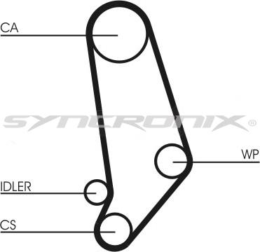 SYNCRONIX SY0539N - Timing Belt parts5.com