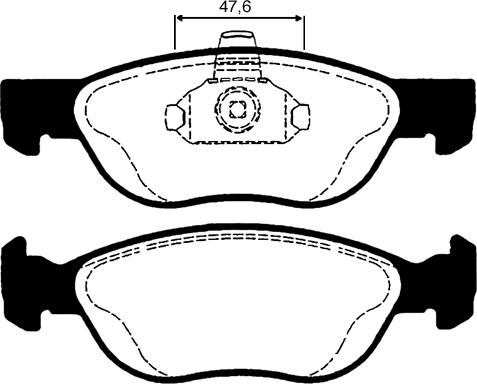 KRAFT AUTOMOTIVE 6003057 - Тормозные колодки, дисковые, комплект parts5.com