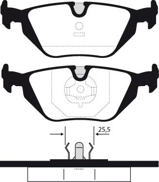 KRAFT AUTOMOTIVE 6012540 - Тормозные колодки, дисковые, комплект parts5.com