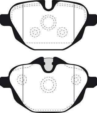 INTERBRAKE DP41752 - Тормозные колодки, дисковые, комплект parts5.com