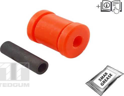 Tedgum 00447720 - Сайлентблок, рычаг подвески колеса parts5.com