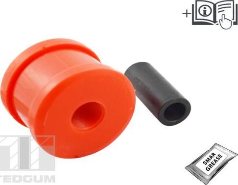 Tedgum 00417961 - Втулка, балка моста parts5.com