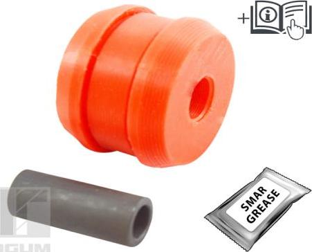 Tedgum TED73940 - Сайлентблок, рычаг подвески колеса parts5.com