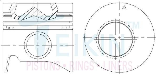 Teikin 43265ASTD - Поршень parts5.com