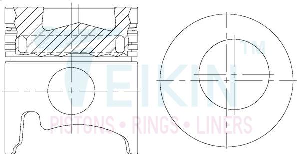 Teikin 36129AGSTD - Поршень parts5.com