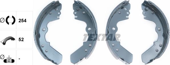 Textar 91045100 - Brake Shoe Set parts5.com