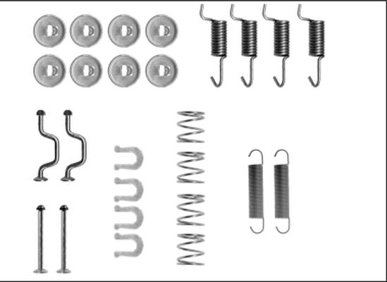 Textar 97043500 - Комплектующие, стояночная тормозная система parts5.com