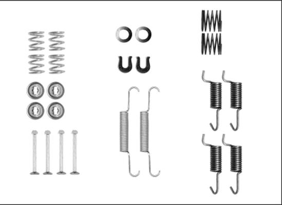 Textar 97042500 - Комплектующие, стояночная тормозная система parts5.com