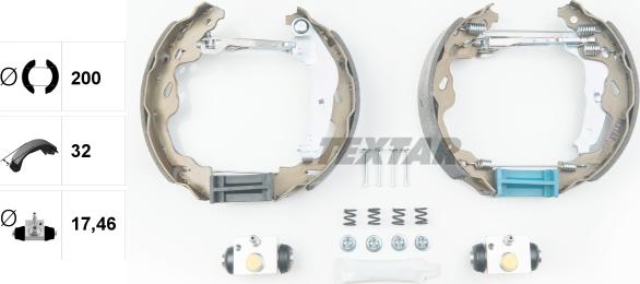 Textar 84064501 - Brake Shoe Set parts5.com