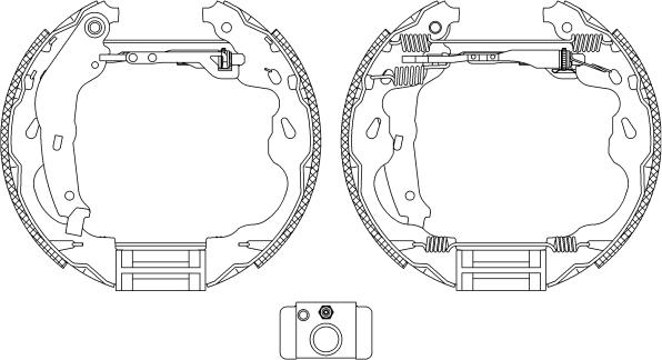 Textar 84064502 - Brake Shoe Set parts5.com