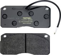 Textar 2903902 - Тормозные колодки, дисковые, комплект parts5.com