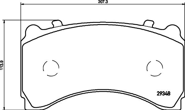 Mercedes-Benz A0084207520 - Тормозные колодки, дисковые, комплект parts5.com