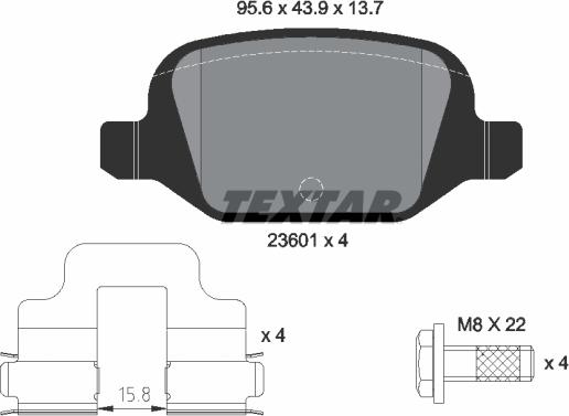 Ferodo FCP1324H - Тормозные колодки, дисковые, комплект parts5.com