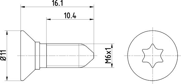 Textar TPM0008 - Bolt, brake disc parts5.com