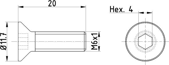 Textar TPM0015 - Болт, диск тормозного механизма parts5.com