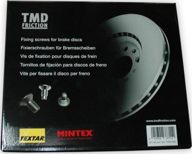 Textar TPM1000 - Набор, болты parts5.com