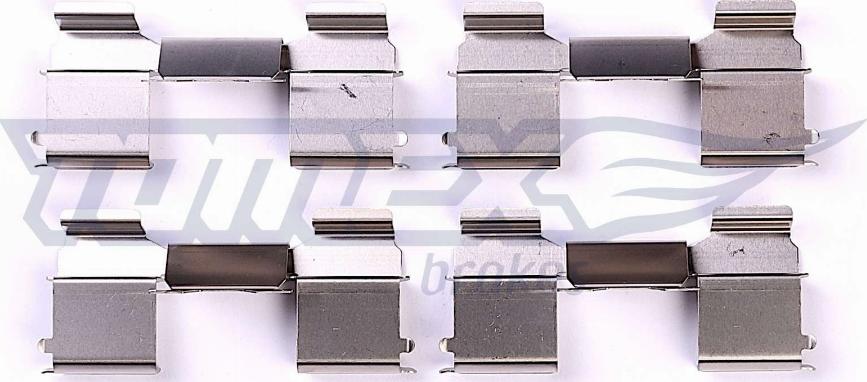 TOMEX brakes TX 44-39 - Комплектующие для колодок дискового тормоза parts5.com