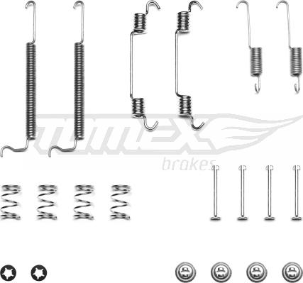 TOMEX brakes TX 40-57 - Комплектующие, барабанный тормозной механизм parts5.com