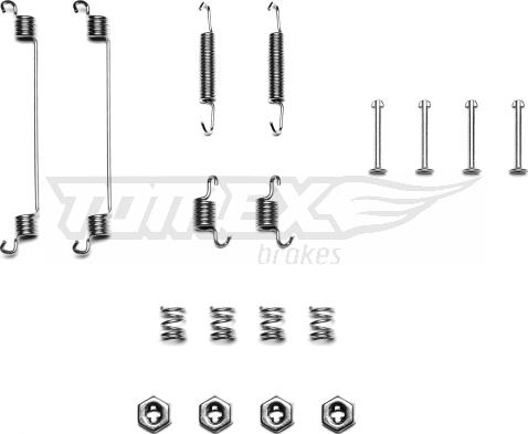 TOMEX brakes TX 40-09 - Комплектующие, барабанный тормозной механизм parts5.com