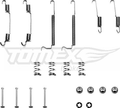 TOMEX brakes TX 40-04 - Комплектующие, барабанный тормозной механизм parts5.com