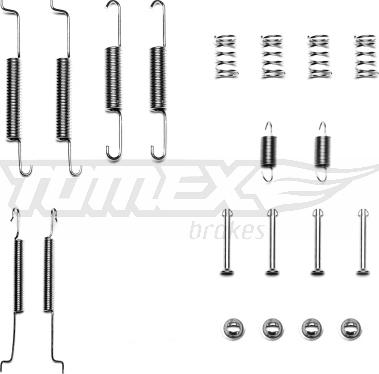 TOMEX brakes TX 40-01 - Комплектующие, барабанный тормозной механизм parts5.com