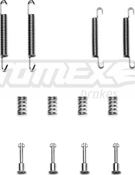 TOMEX brakes TX 40-02 - Комплектующие, барабанный тормозной механизм parts5.com