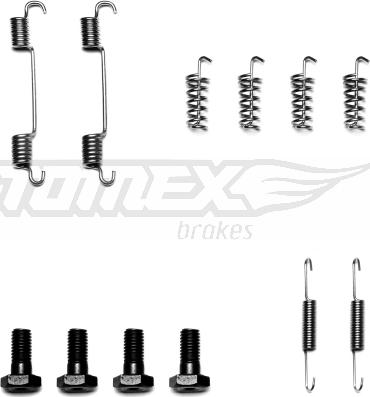 TOMEX brakes TX 40-07 - Juego de accesorios, zapatas de freno parts5.com