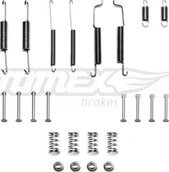 TOMEX brakes TX 40-15 - Комплектующие, барабанный тормозной механизм parts5.com