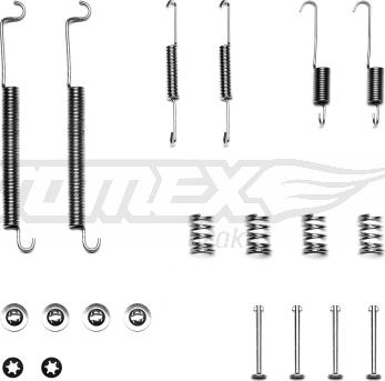 TOMEX brakes TX 40-18 - Комплектующие, барабанный тормозной механизм parts5.com