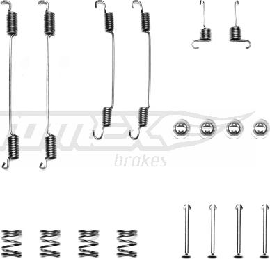 TOMEX brakes TX 40-13 - Комплектующие, барабанный тормозной механизм parts5.com