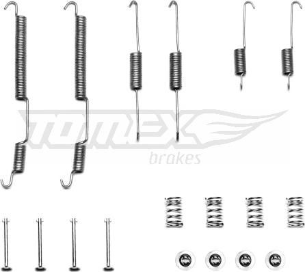 TOMEX brakes TX 40-29 - Комплектующие, барабанный тормозной механизм parts5.com